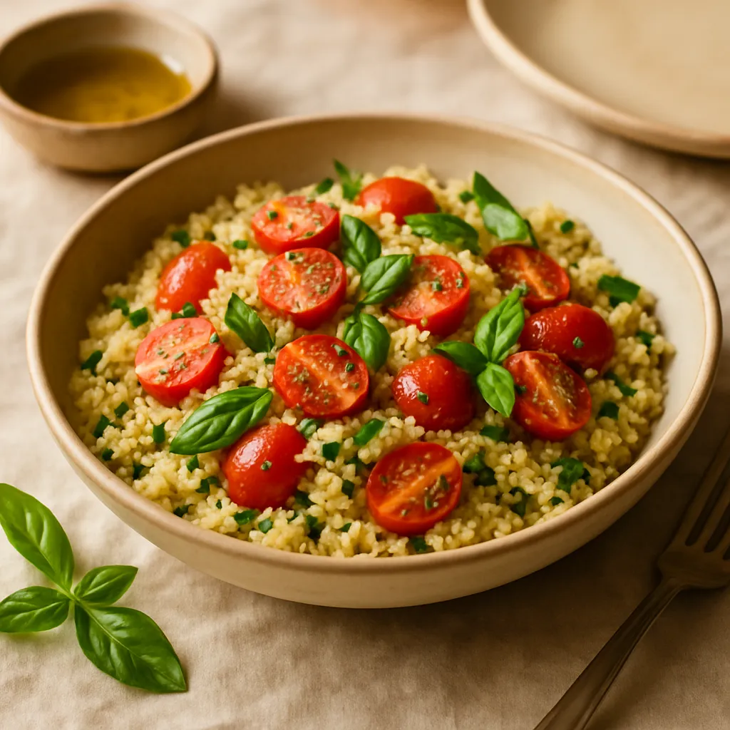 Herbed Tomato and Basil Couscous