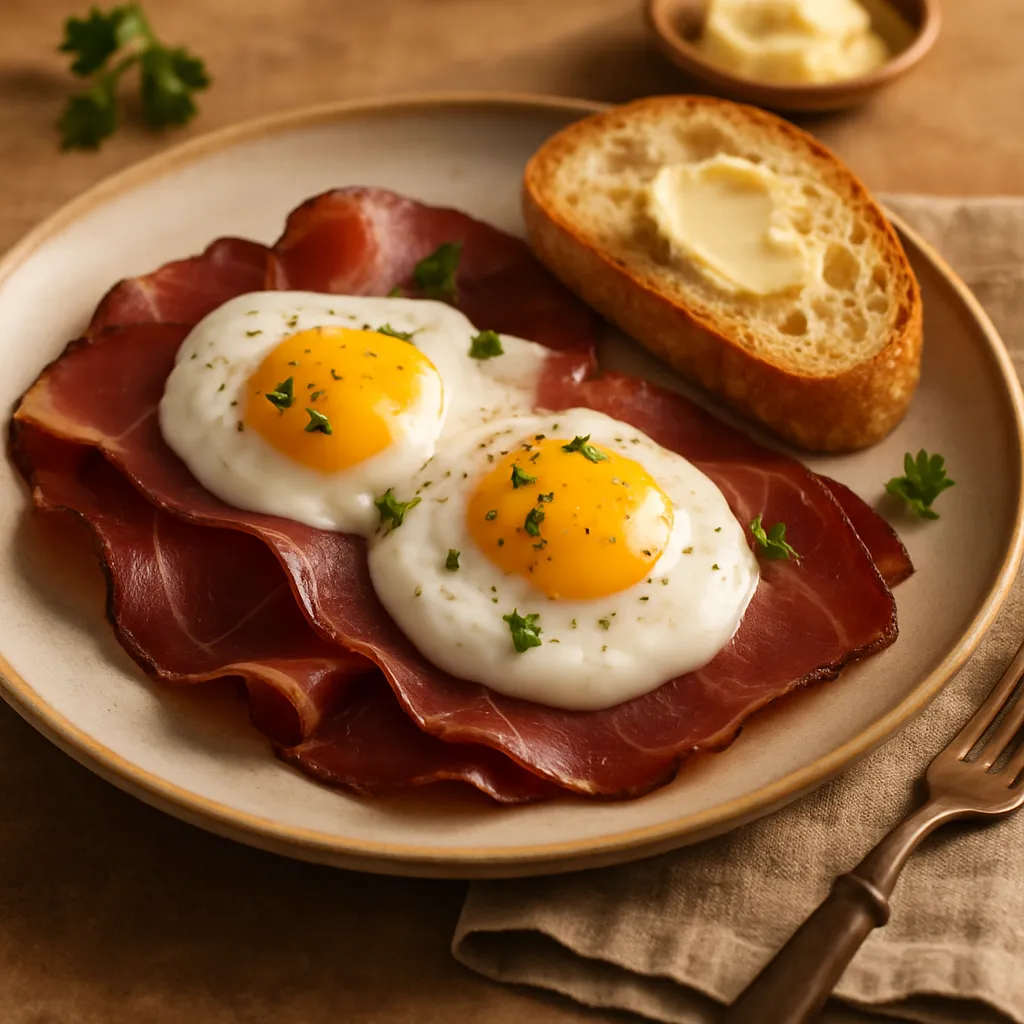 Schwarzwälder Schinken mit Eiern