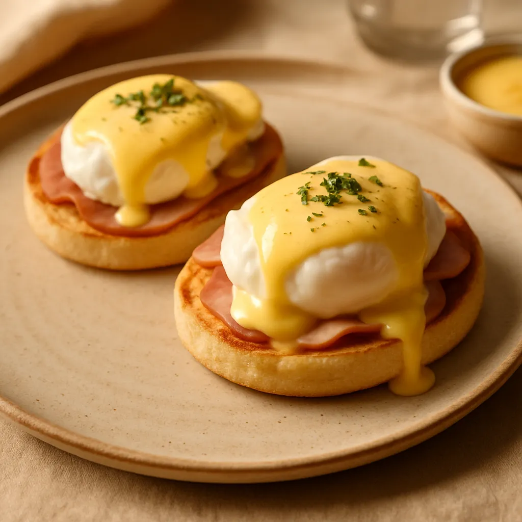Eggs Benedict with Hollandaise Sauce