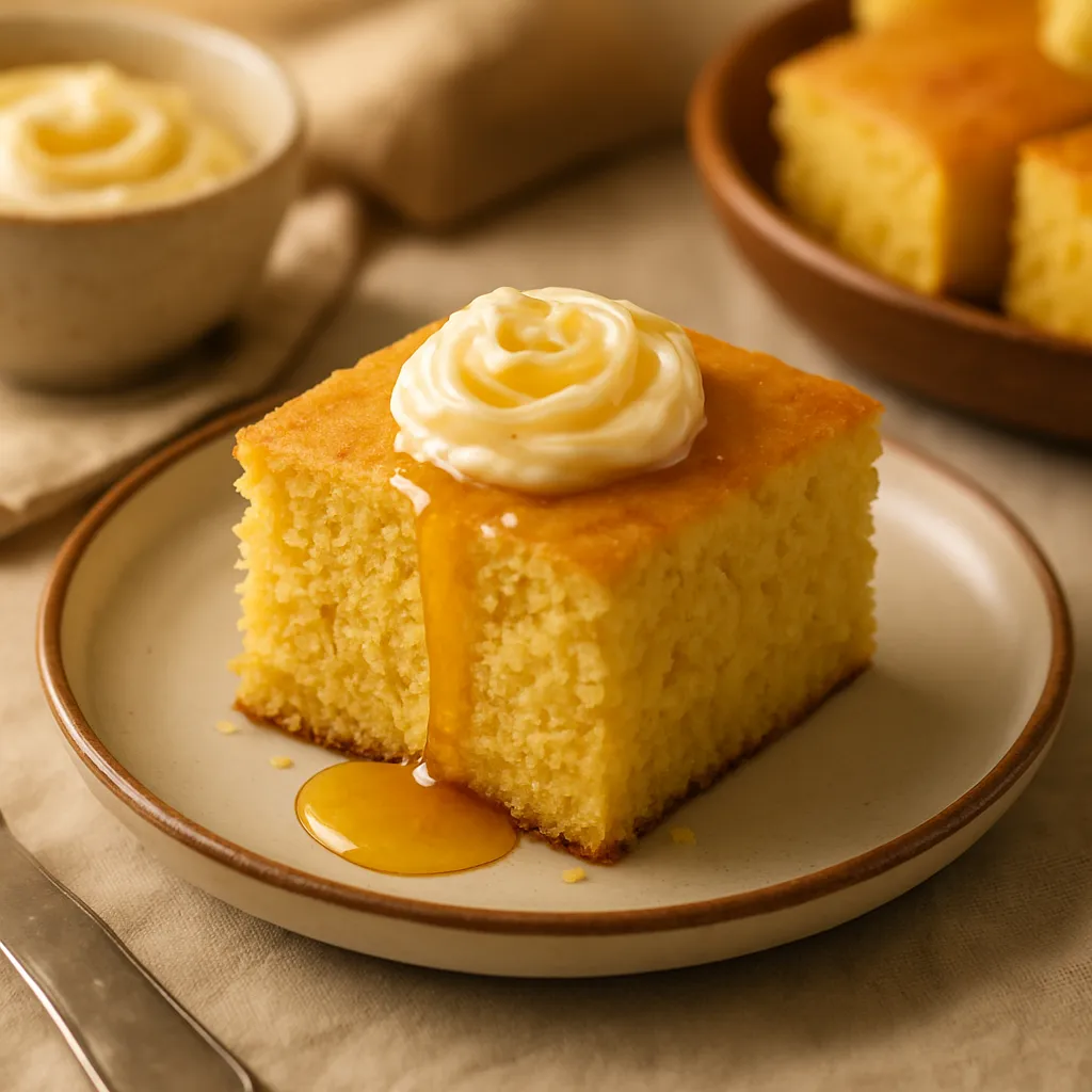 Photo of Homemade Cornbread with Honey Butter