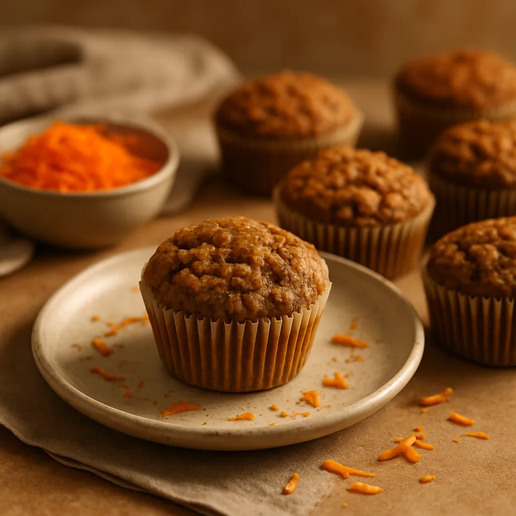Photo of Easy Vegan Carrot Cake Muffins