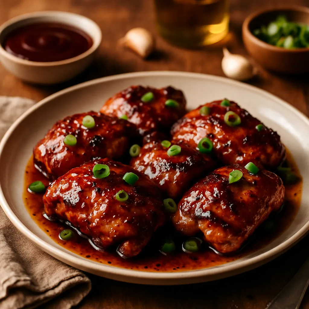 Photo of BBQ Chicken Thighs with Sweet Marinade