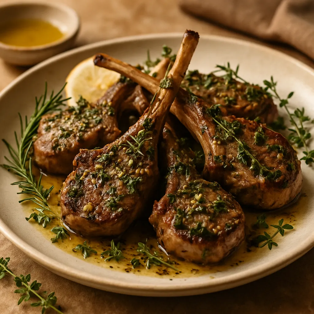 Photo of Côtelettes d'Agneau aux Herbes