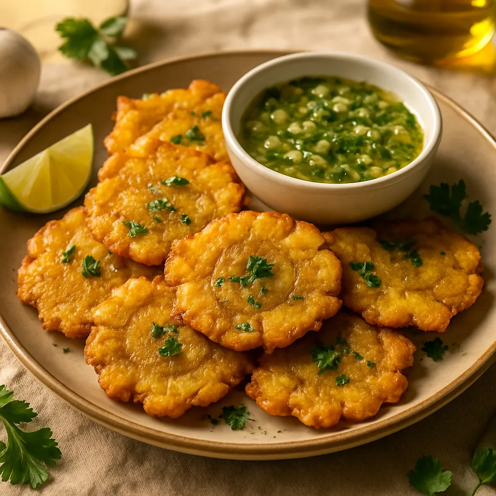 Photo of Crispy Tostones with Garlic Sauce