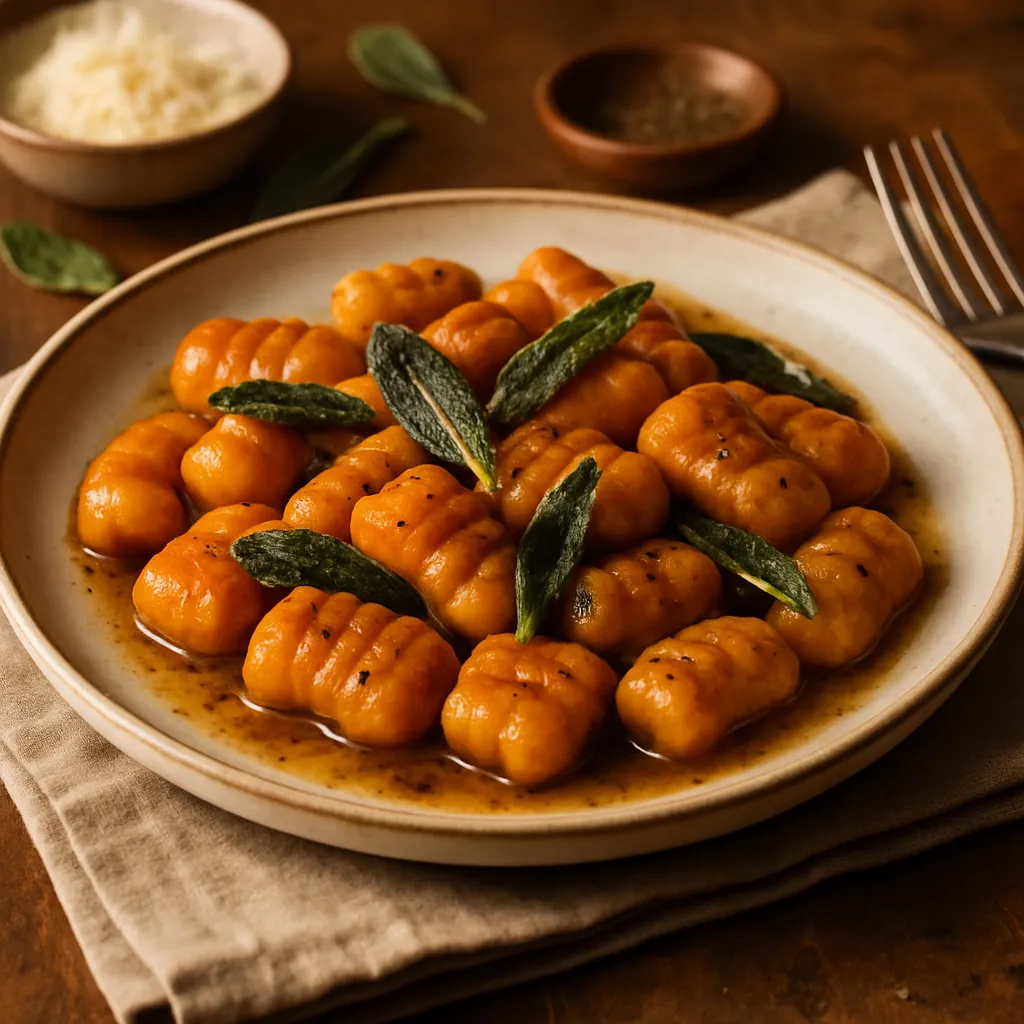 Sweet Potato Gnocchi with Sage Brown Butter