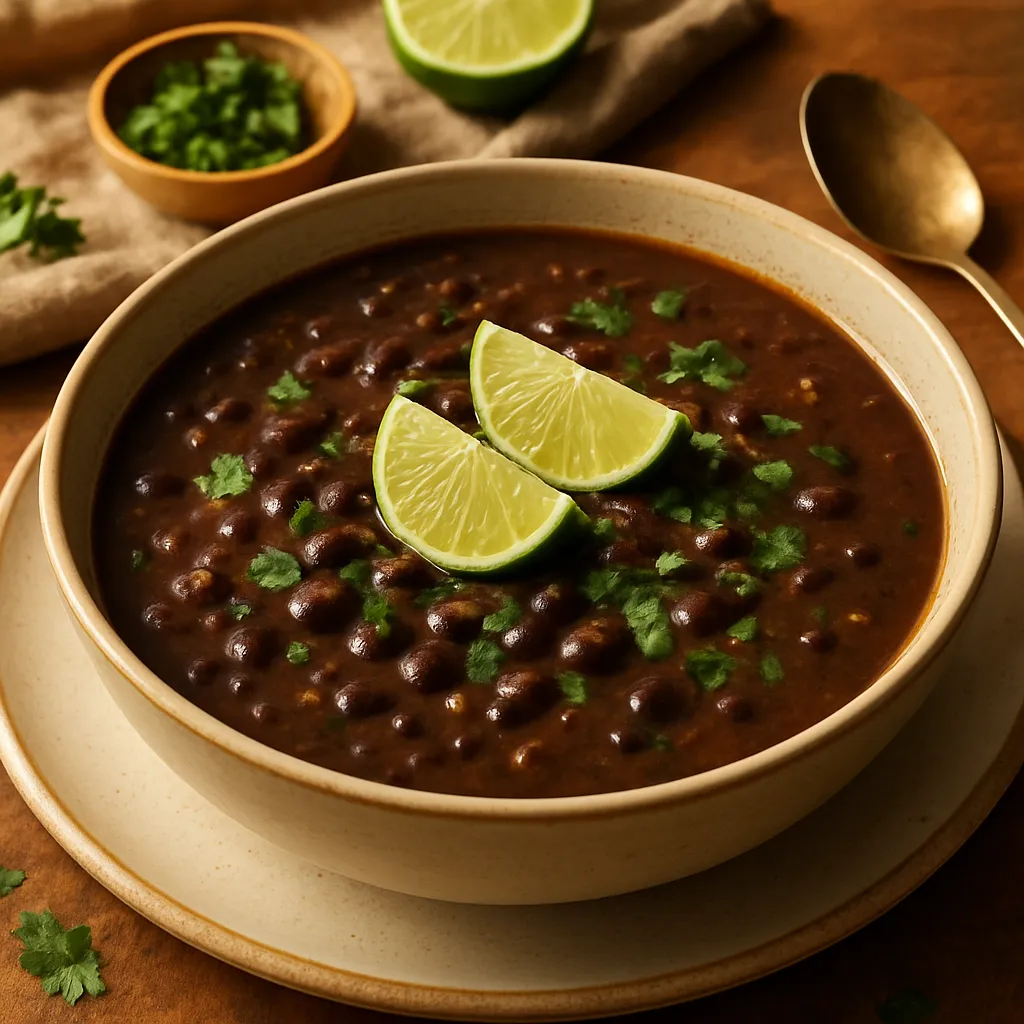Sopa de Frijol Negro