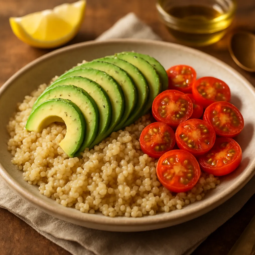 Quinoa Breakfast Bowl with Avocado