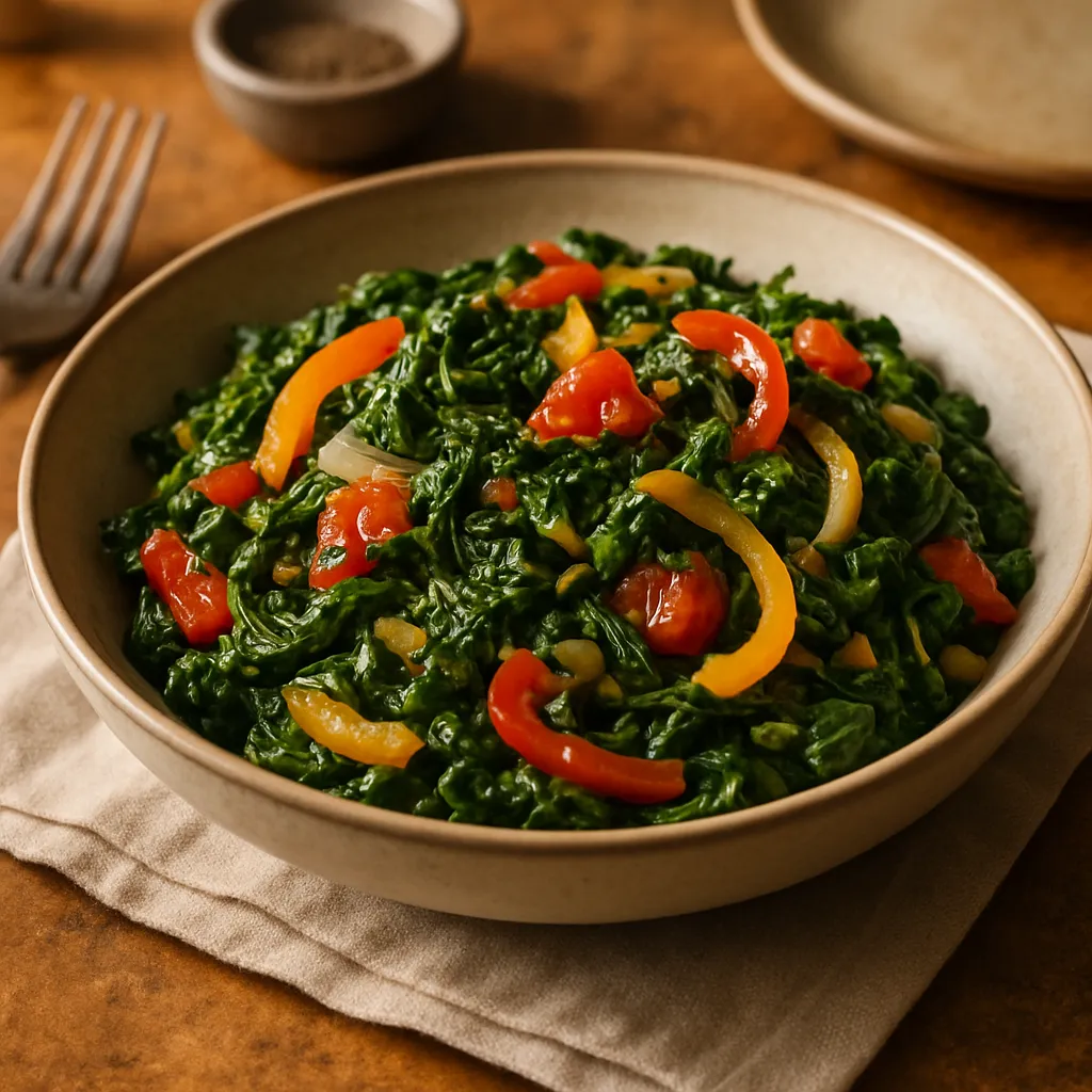 Photo of Vegetable Sauté with Callaloo
