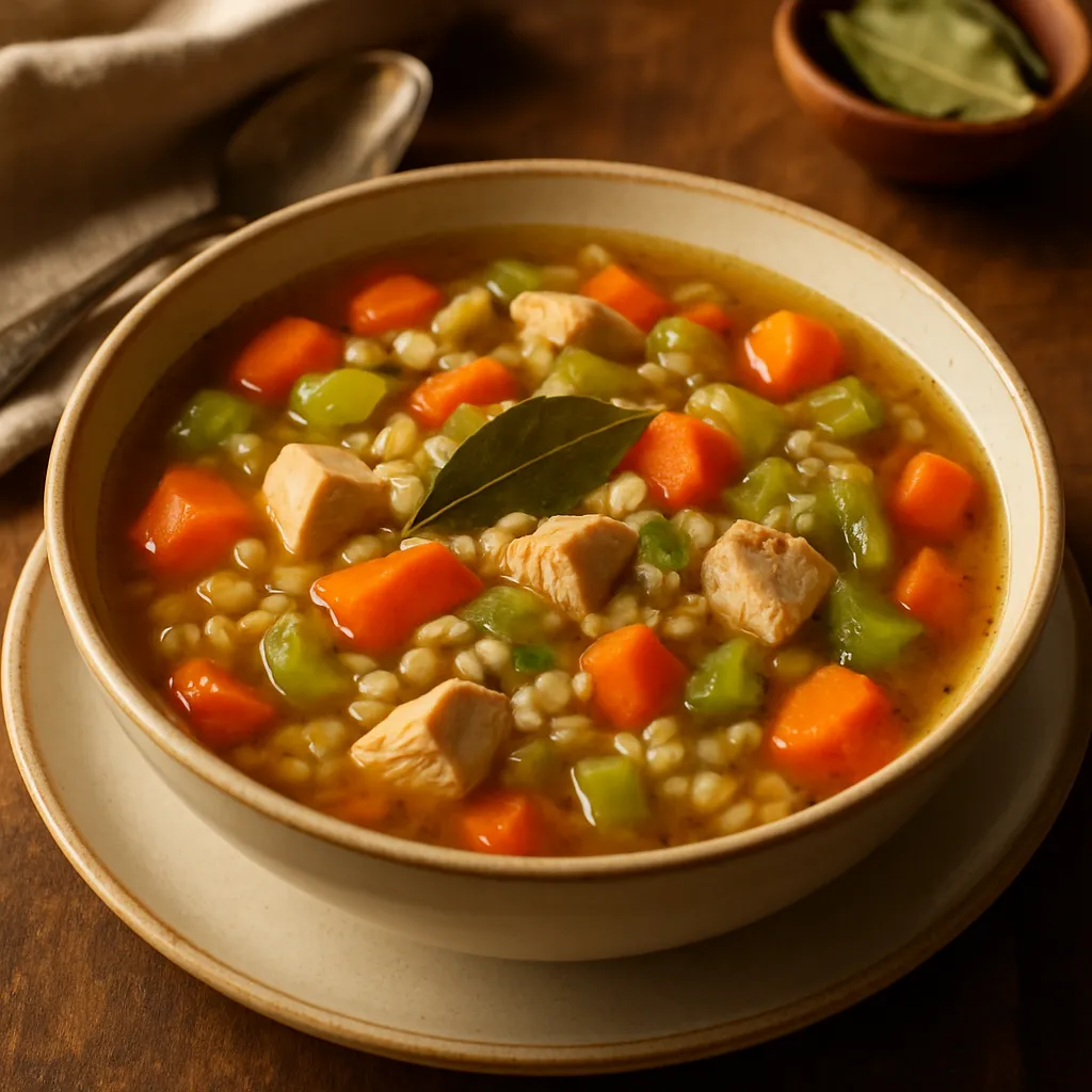 Photo of Hearty Irish Chicken and Barley Soup