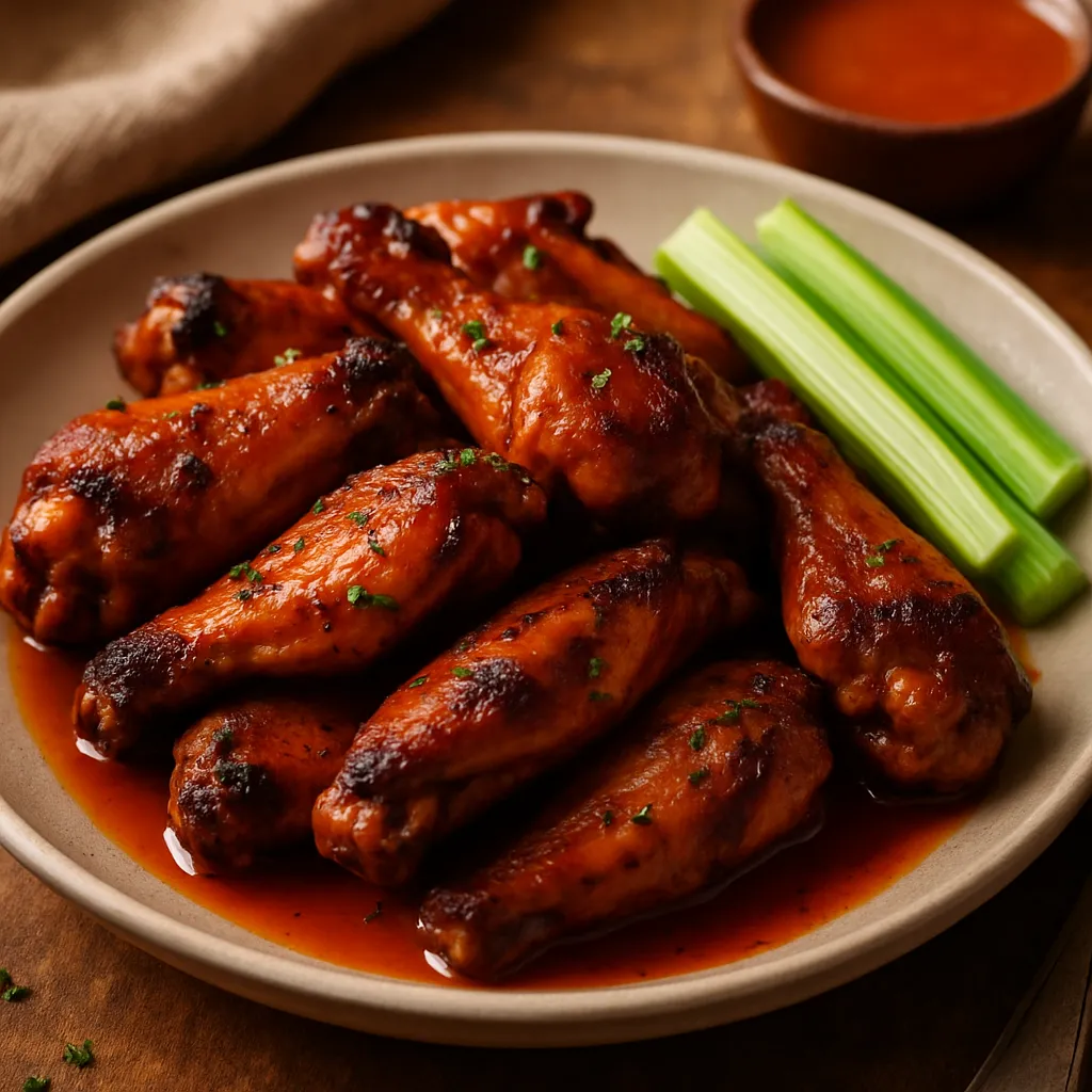 Photo of Smoked Chicken Wings with Buffalo Sauce
