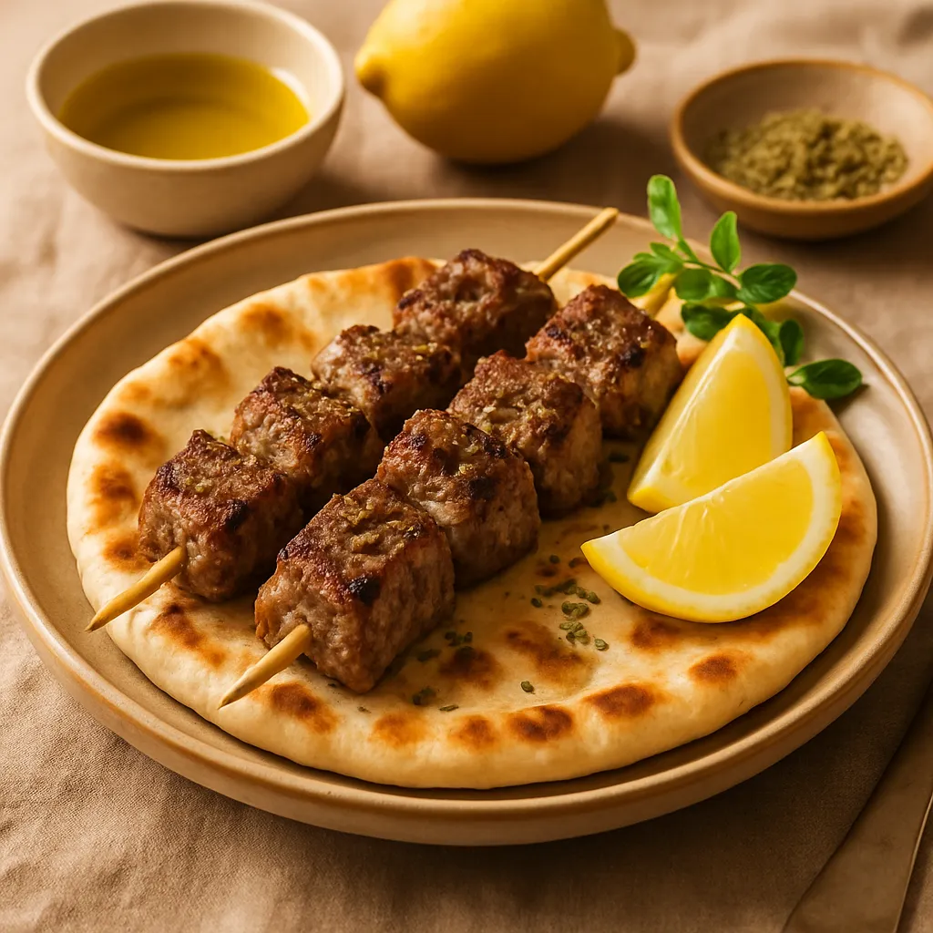 Photo of Homemade Greek Lamb Souvlaki
