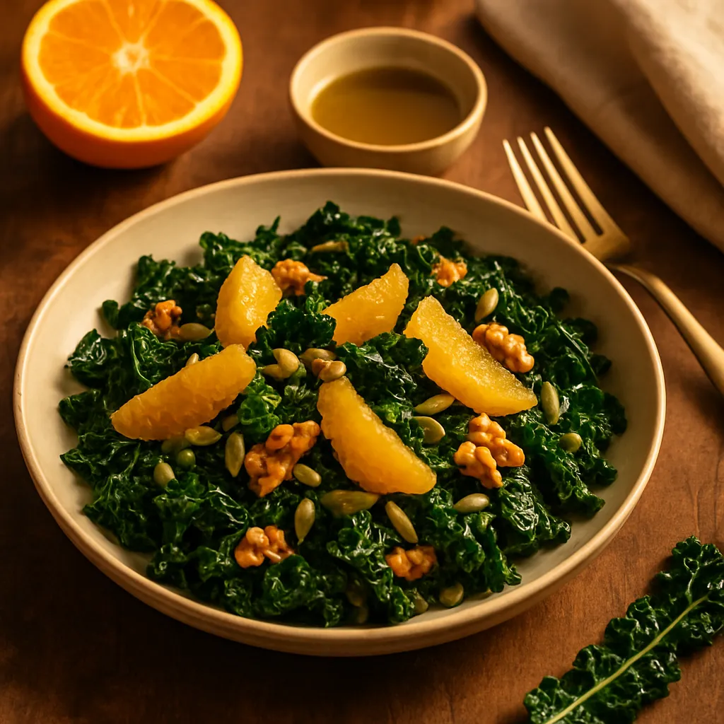 Cavolo Nero Salad with Citrus Vinaigrette