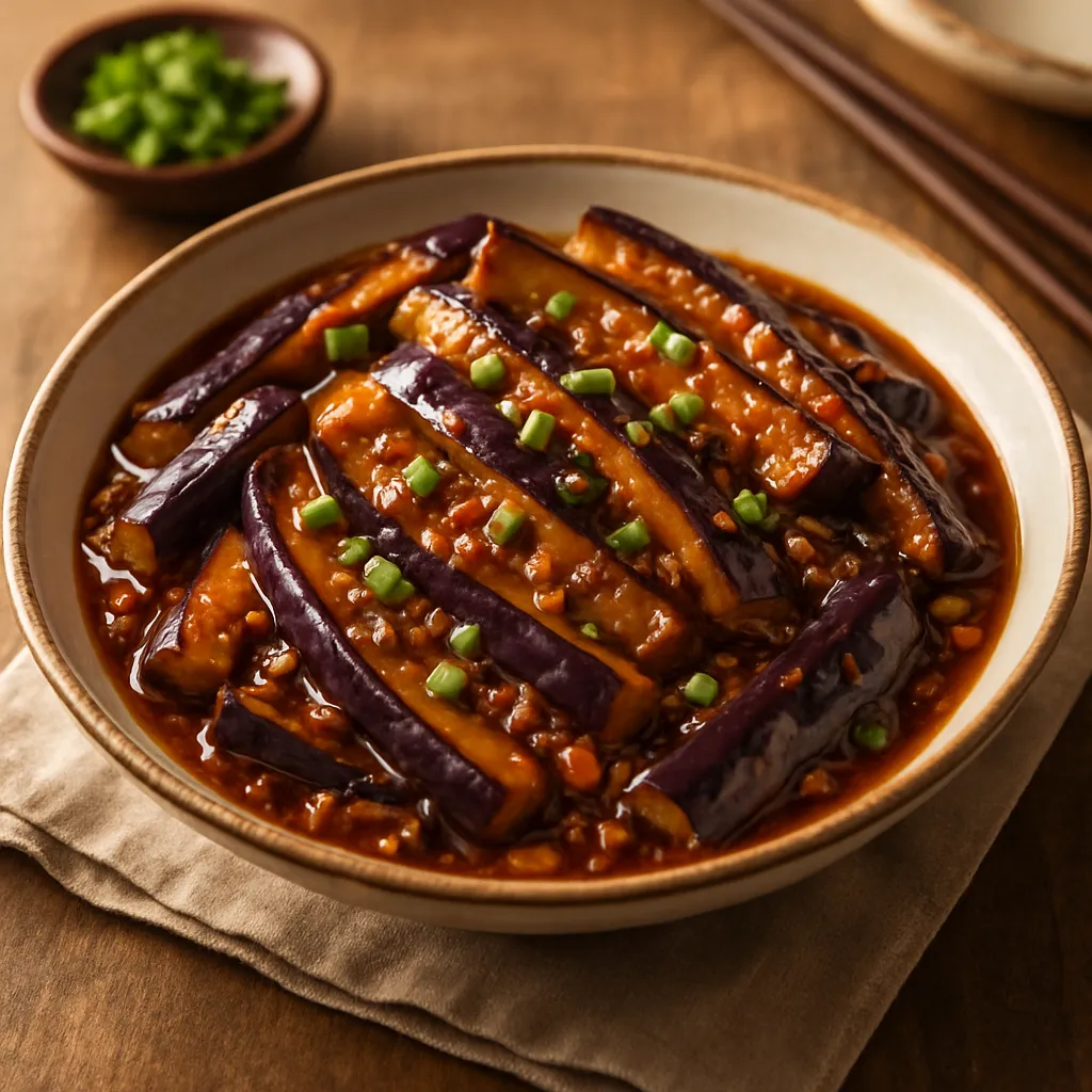 Eggplant in Garlic Sauce (鱼香茄子)