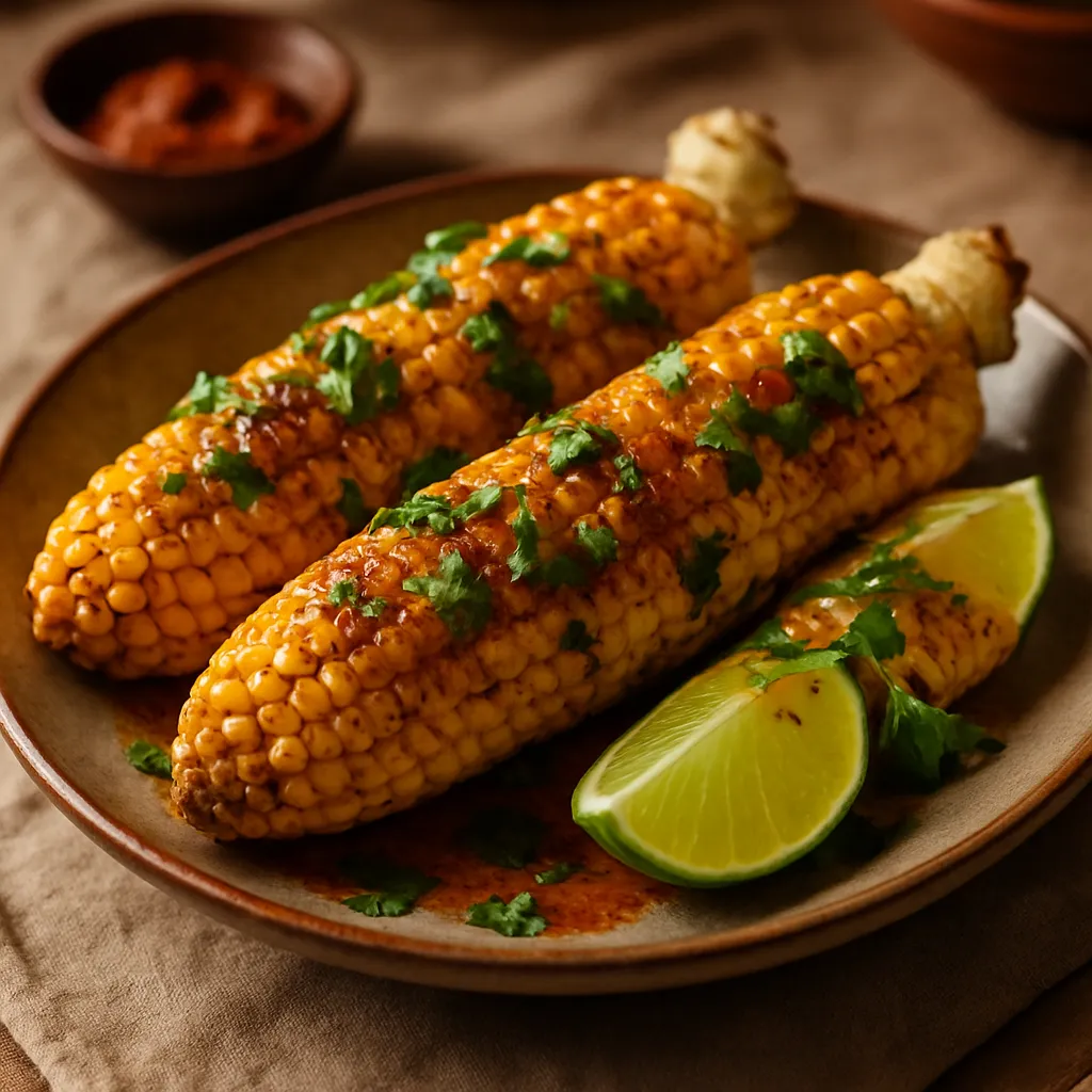 Photo of Roasted Corn on the Cob with Chipotle Butter