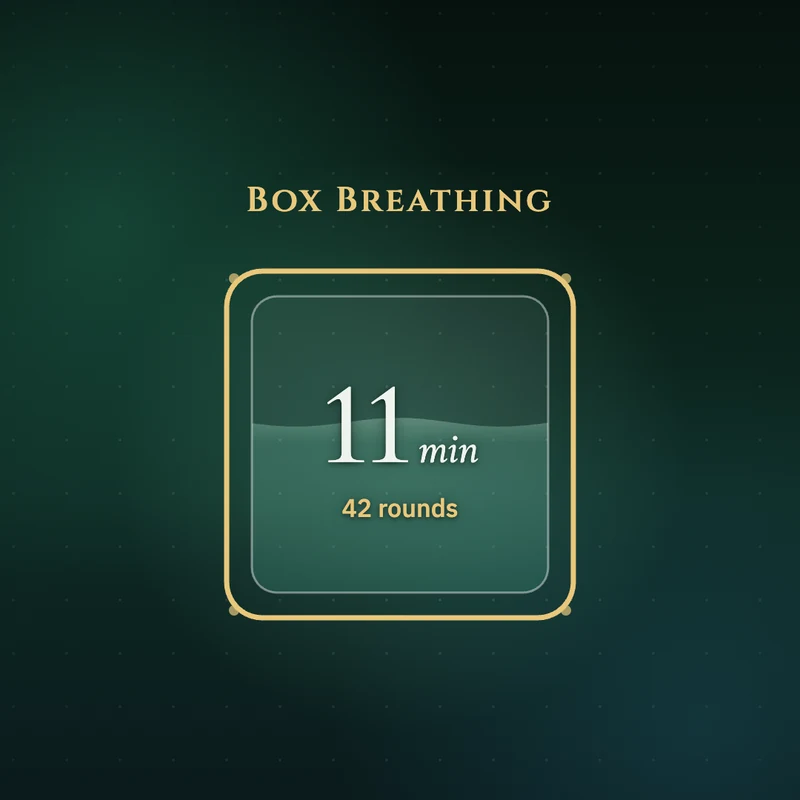 42 Rounds of Box Breathing