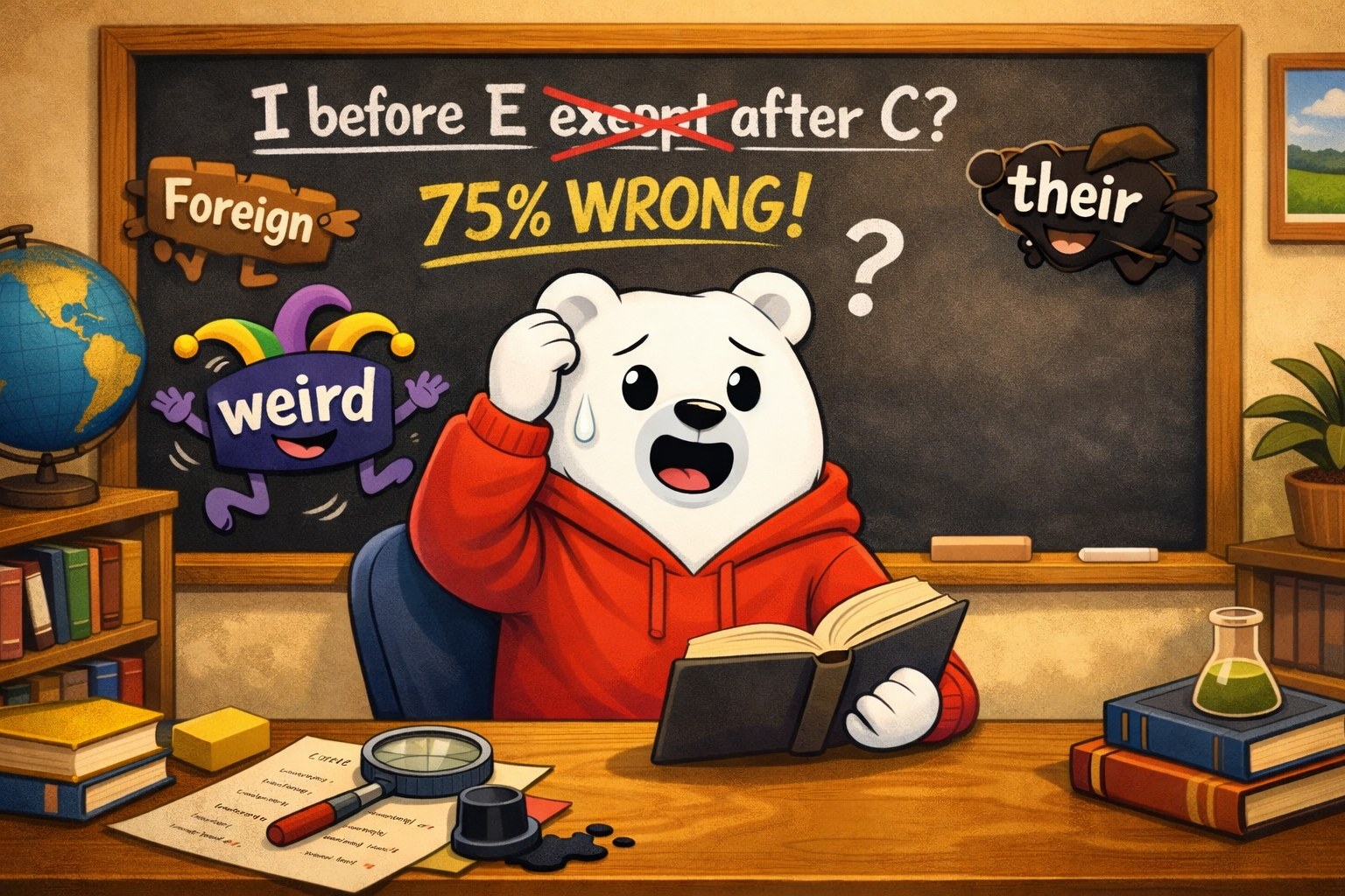 The "I Before E" Lie: Why the Famous Spelling Rule is Wrong 75% of the Time