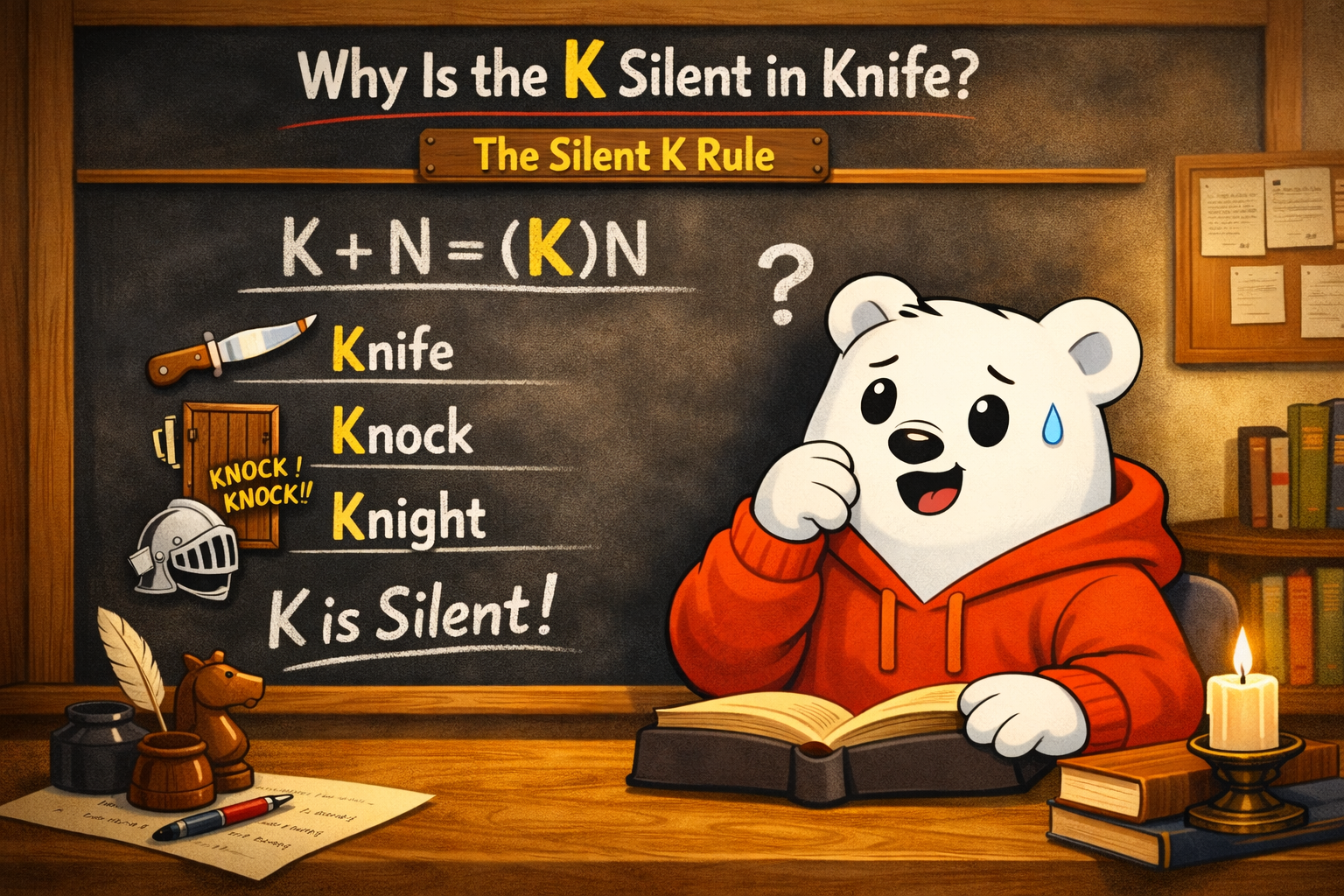 Why Is the K Silent in Knife? The Silent K Rule