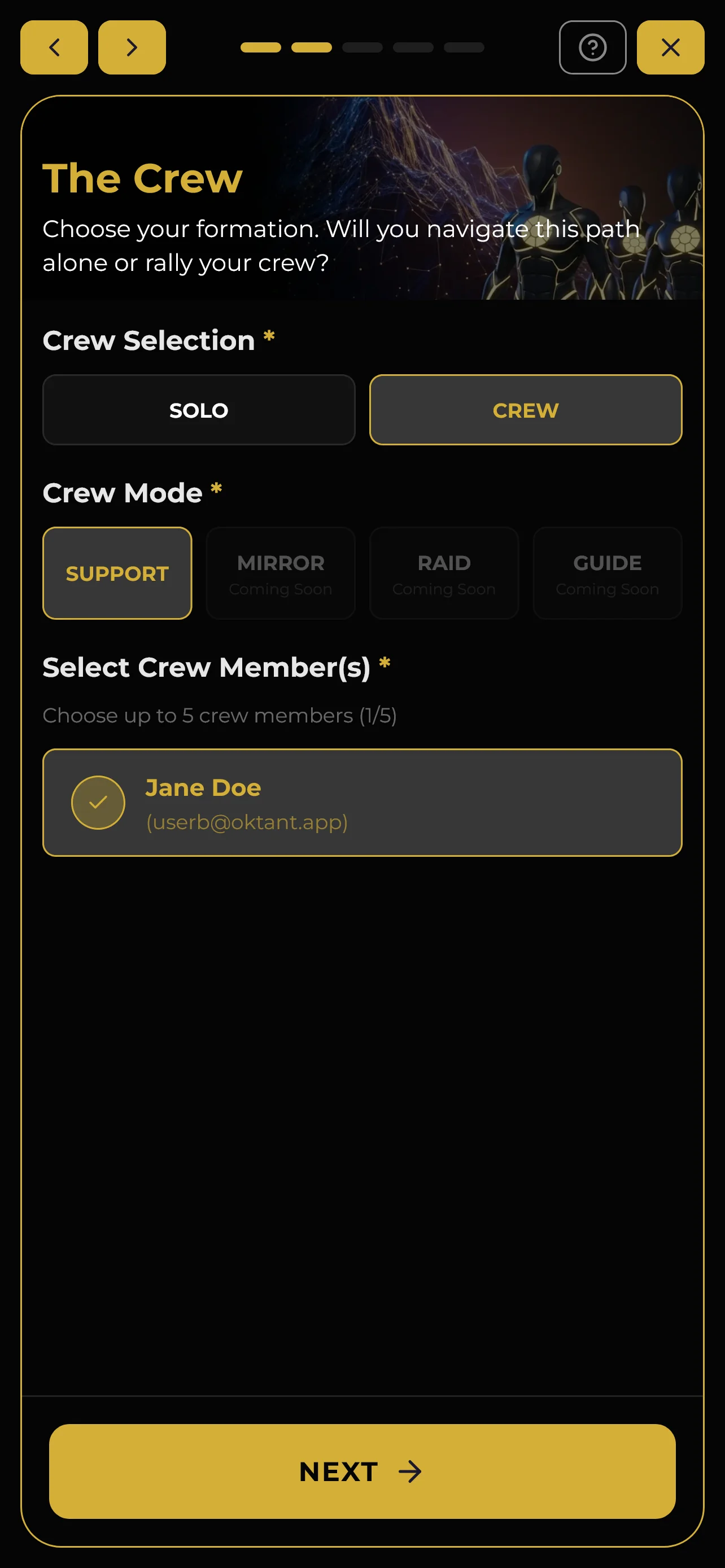 Crew quest forge
