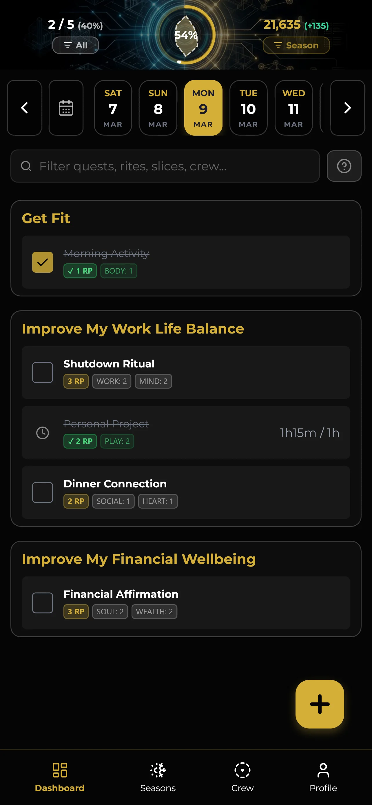 Oktant Dashboard on Web