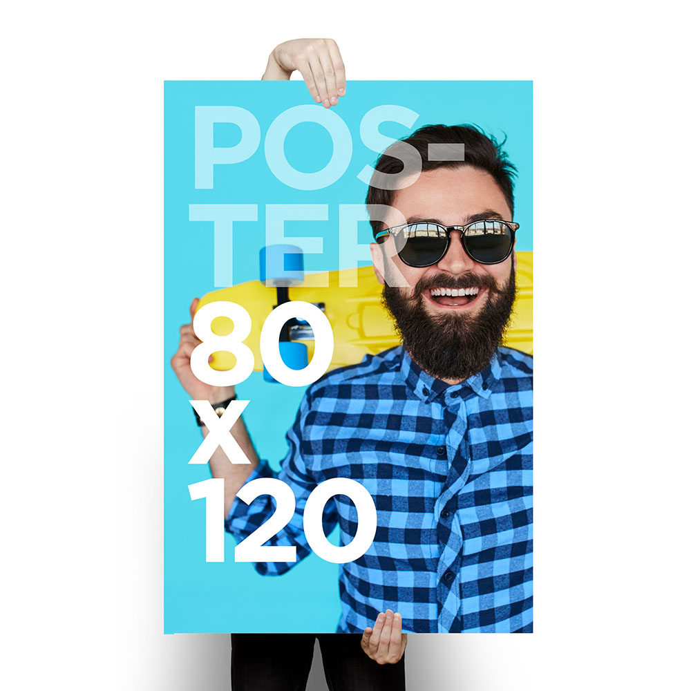 Impression Affiche Poster 80x120 cm pour vitrine magasin