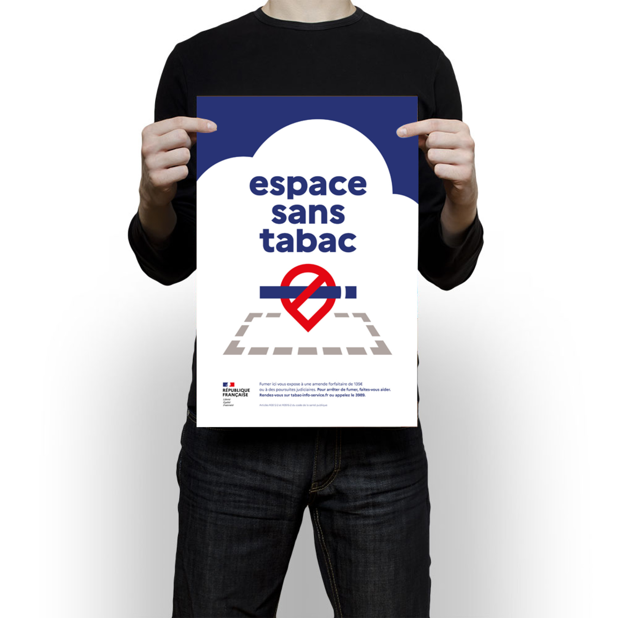 Signalétique officielle « Espace sans tabac » , accompagné d'un pictogramme représentant une cigarette barrée d'une croix rouge.
Cette signalétique vous permet de vous conformer à la réglementation en vigueur depuis le 29 juin 2025.
Rappelez l’interdiction de fumer dans les lieux extérieurs avec un visuel conforme à la Charte de l’Etat français.

Impression Poster de qualité imprimé sur du papier 200g M1 indispensable dans les magasins et points de ventes recevant du public.