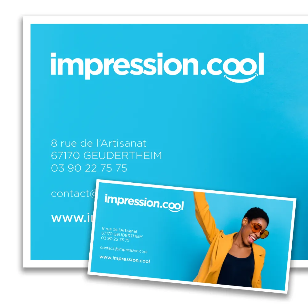 Impression Carte de correspondance 200x100 mm Bristol