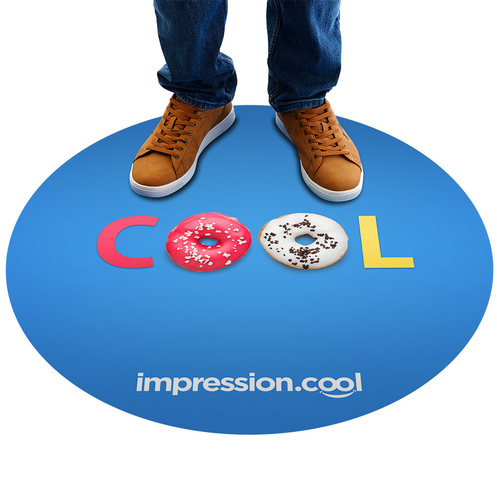 Impression Stocker de sol antidérapant en vinyle pour magasin