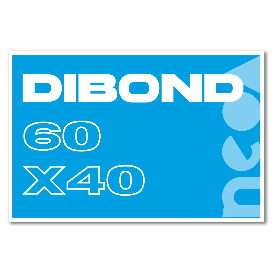 Solide et élégant, ce panneau Dibond 60 x 40 cm est idéal pour une signalétique durable en intérieur comme en extérieur. Impression haute qualité sur aluminium composite de 3 mm d’épaisseur, avec option d'œillets et de perforation pour une installation facile.
