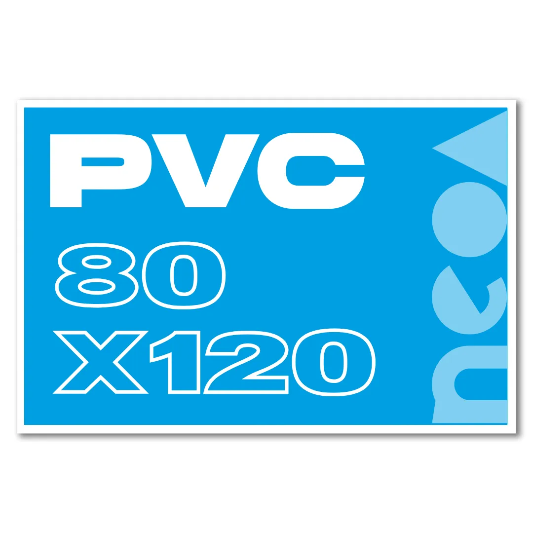 Panneau PVC expansé 120 x 80 cm, grand format pour une visibilité maximale. Impression HD sur support rigide de 3 mm ou 5 mm d’épaisseur. Options de perforation disponible.