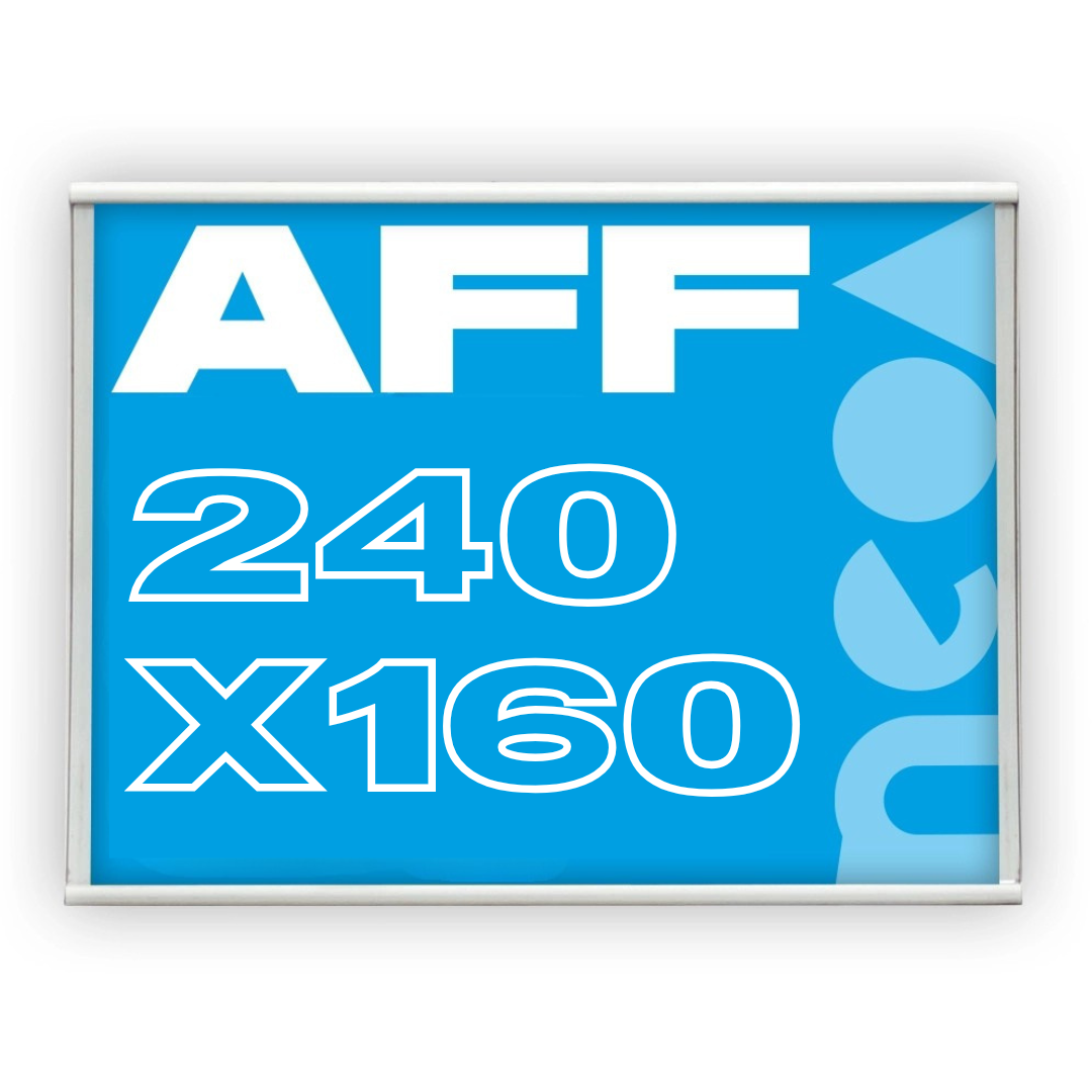 L’affiche 240 x 160 cm, également appelée 4 m², est conçue exclusivement pour être collée. Ce support publicitaire de grande envergure est parfait pour des communications visuelles percutantes dans les commerces, les lieux publics ou lors d’événements.