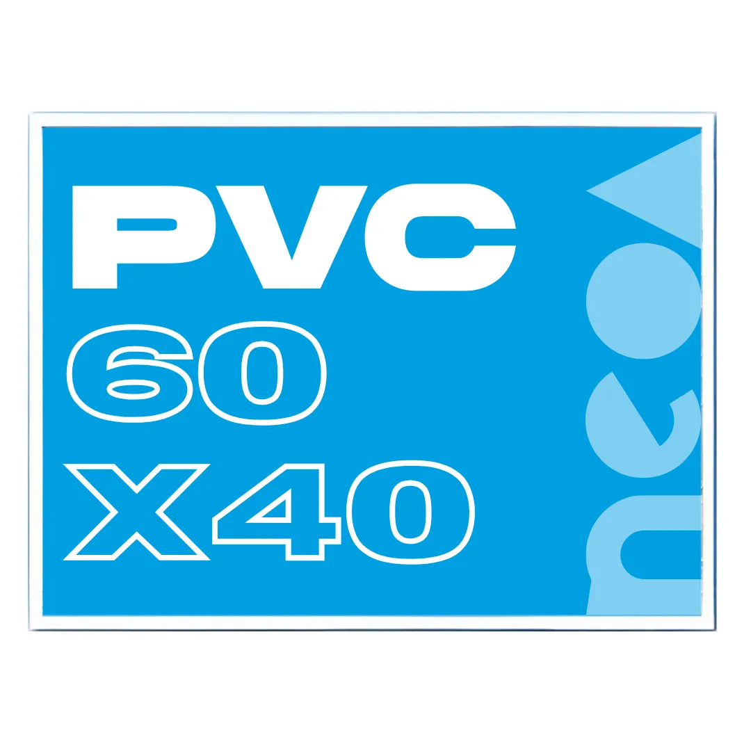 Panneau PVC expansé 60 x 40 cm, rigide et léger. Impression haute qualité sur support de 3 mm ou 5 mm d’épaisseur. Option d'œillets et de perforation pour une fixation facile.