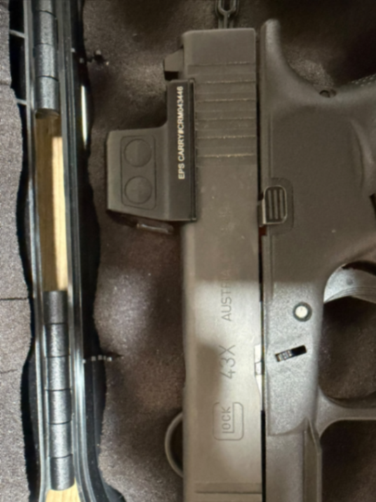 Glock 43X MOS עם אופציה לכוונת Holosun EPS Carry - תמונה ממוזערת 2