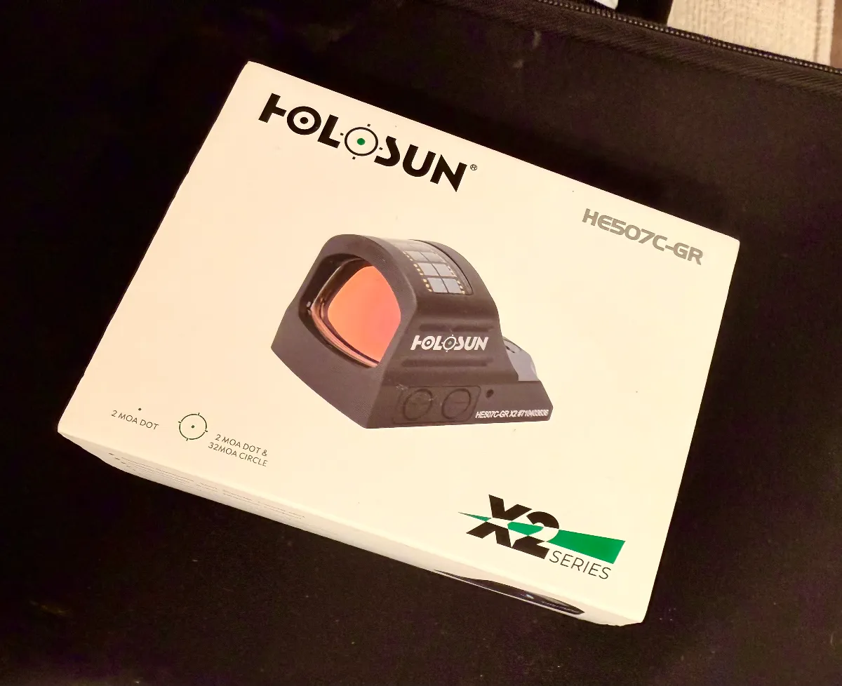 כוונת השלכה חדש של HOLOSUN מדגם HE507C-GR [נקודה ירוקה]