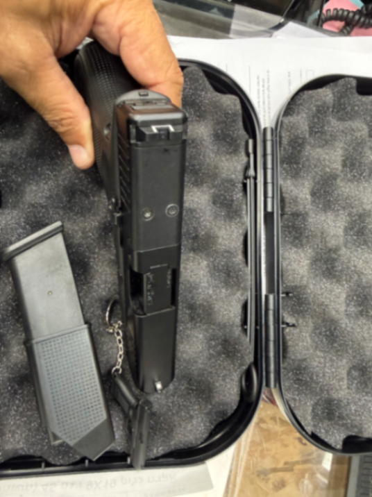 Glock 45 mos במצב נדיר. נקנה בסוף 2024 ירה רק בריענון - תמונה 1