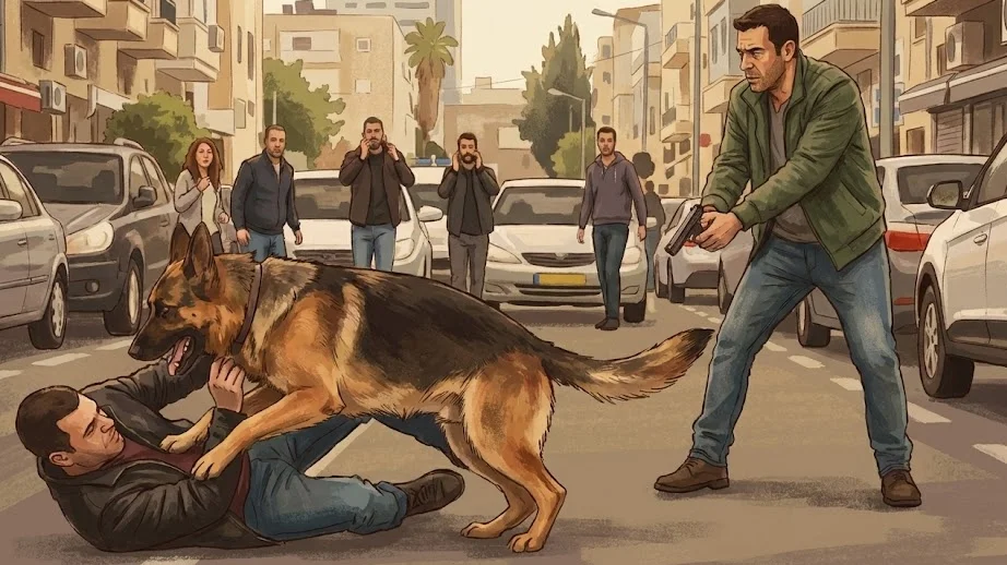 תקיפת כלב, שוד או ניסיון חטיפה: מתי מותר לירות באירוע שאינו לאומני?