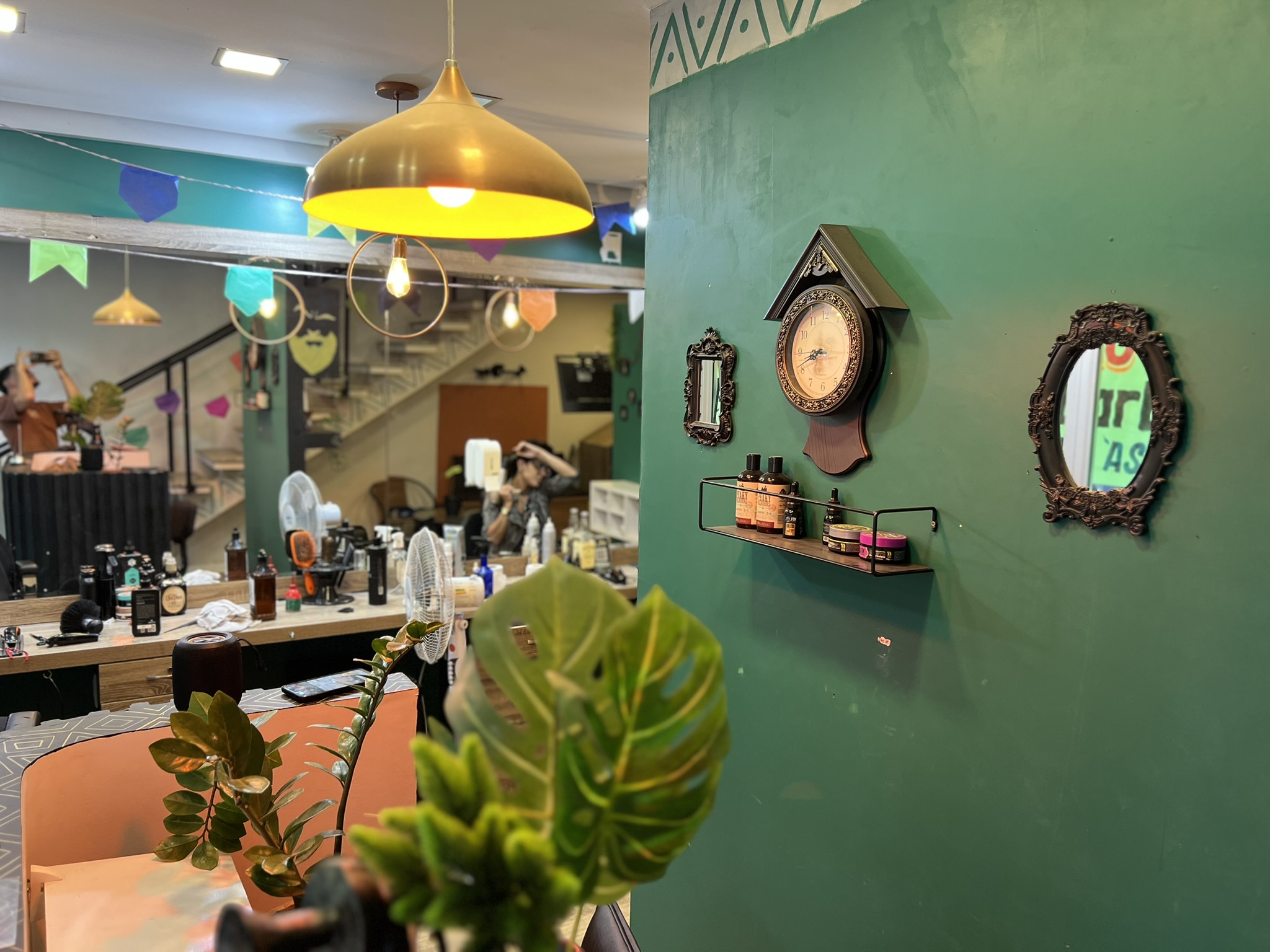 Produtos premium utilizados na barbearia