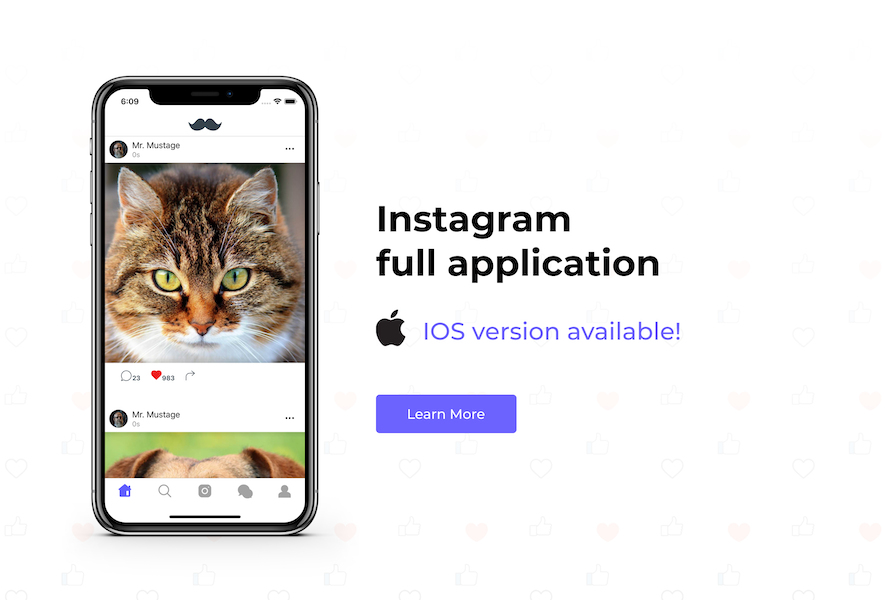 Instagram Android Full Applcation + Firebase Web (Photo&Video)