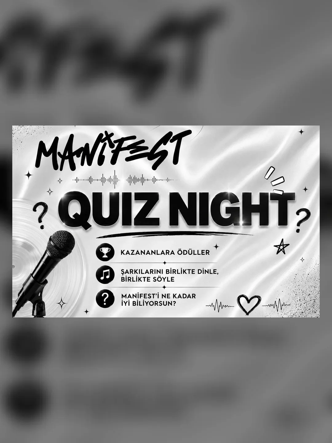 Kapak görseli: Manifest Quiz Night