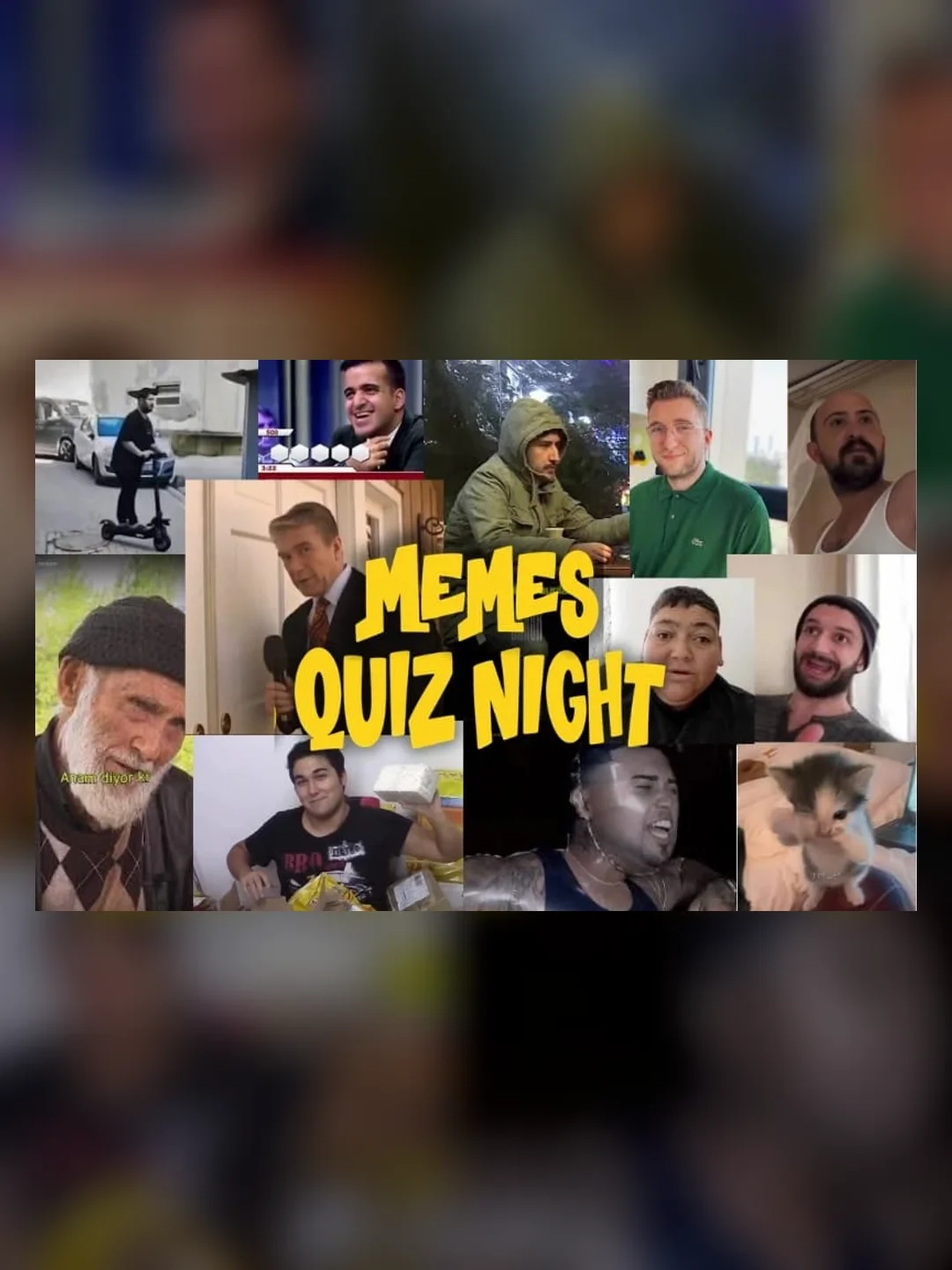 Kapak görseli: Memes Quiz Night