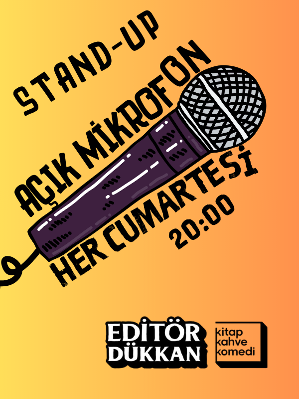 Kapak görseli: Ankara Açık Mikrofon Stand-up Gecesi