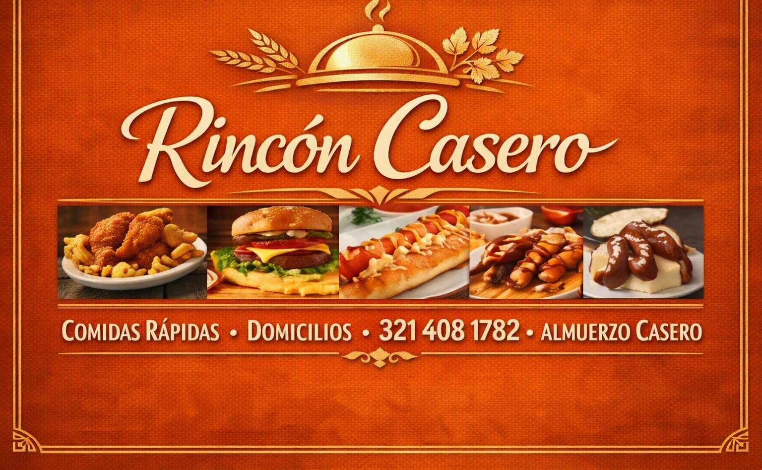 Restaurante Rincón Casero en Cajicá, servicio a domicilio