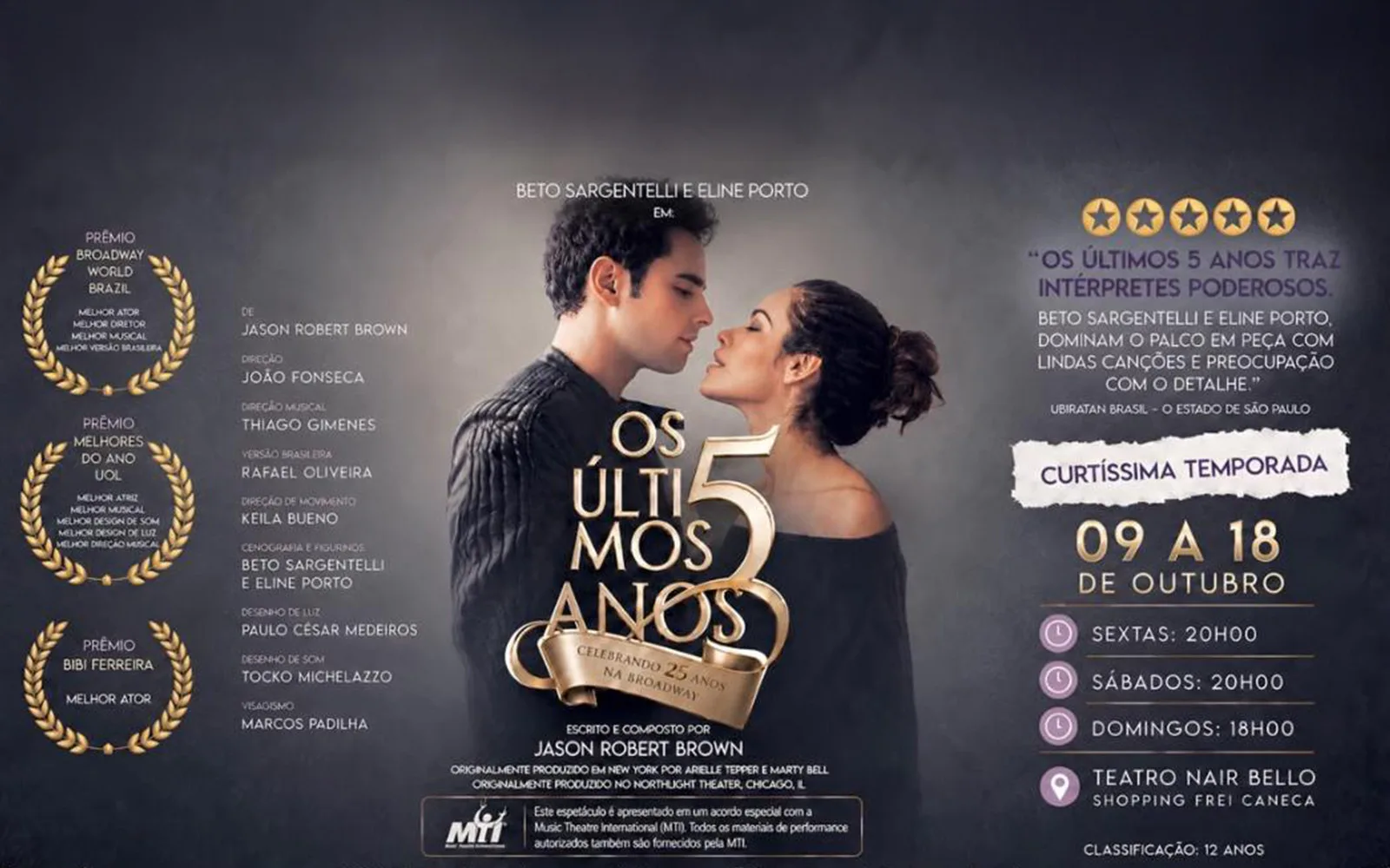 Cartaz de Os Últimos 5 Anos