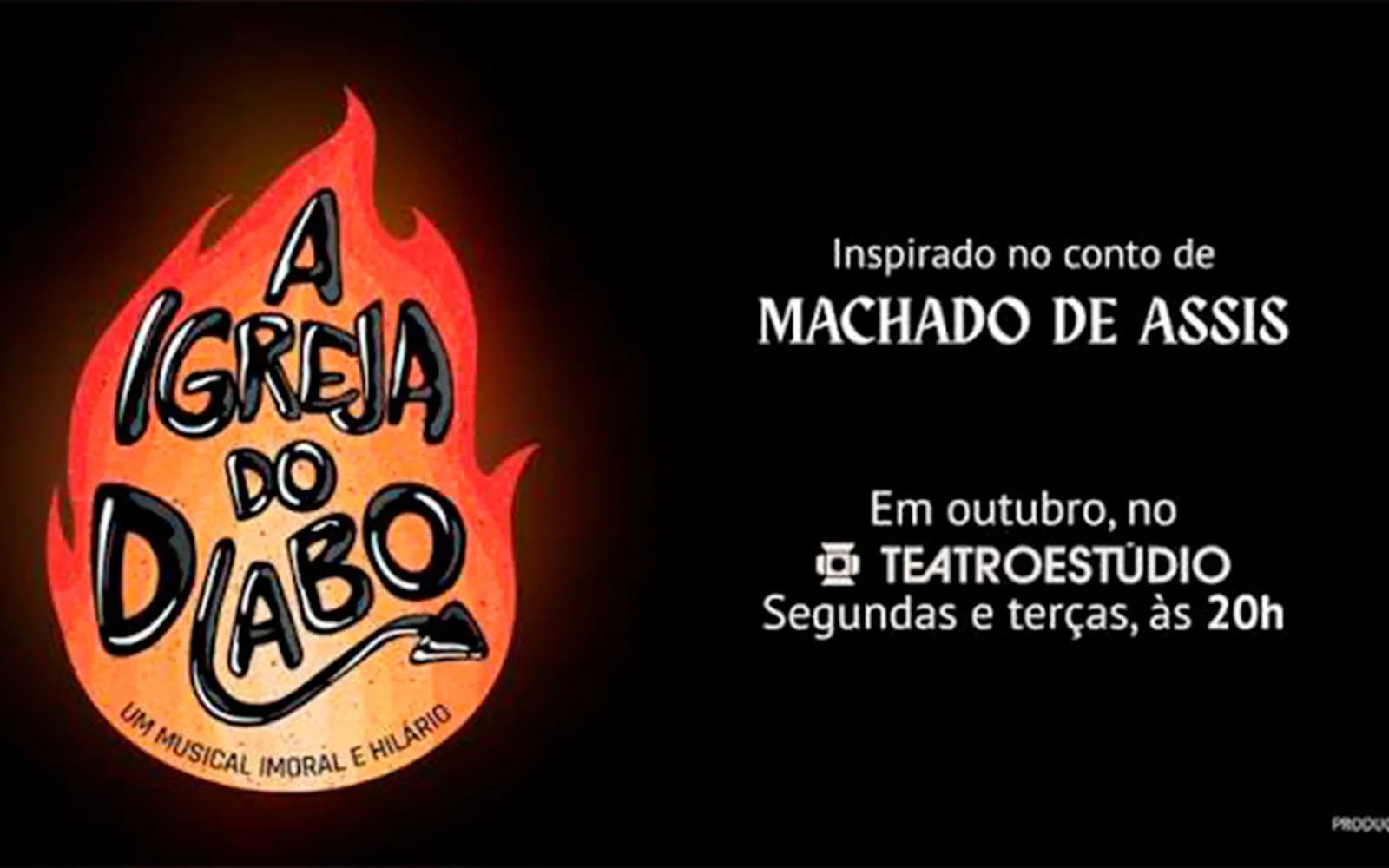Cartaz de A Igreja do Diabo – Um Musical Imoral e Hilário