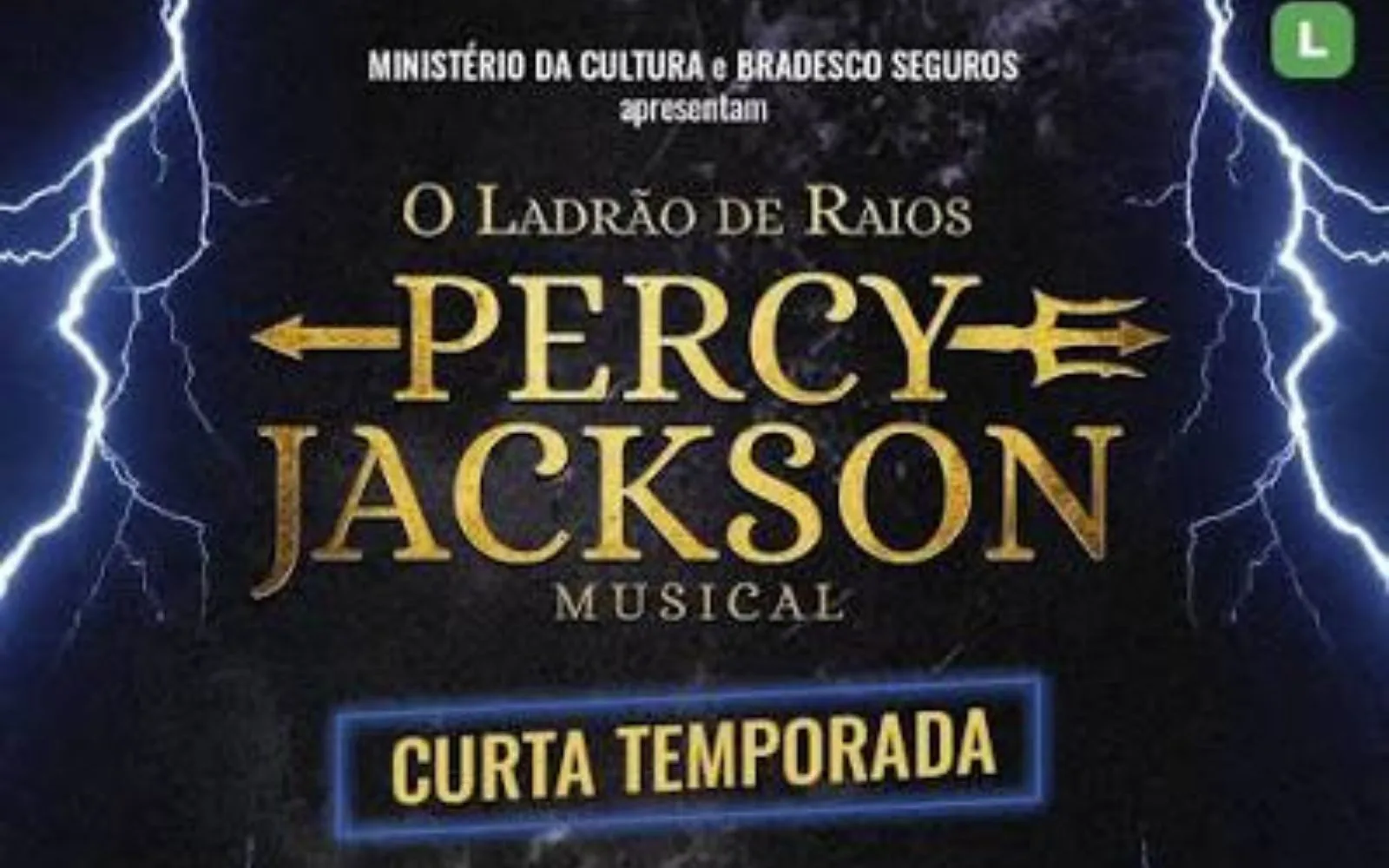 Cartaz de Percy Jackson – O Ladrão de Raios: O Musical