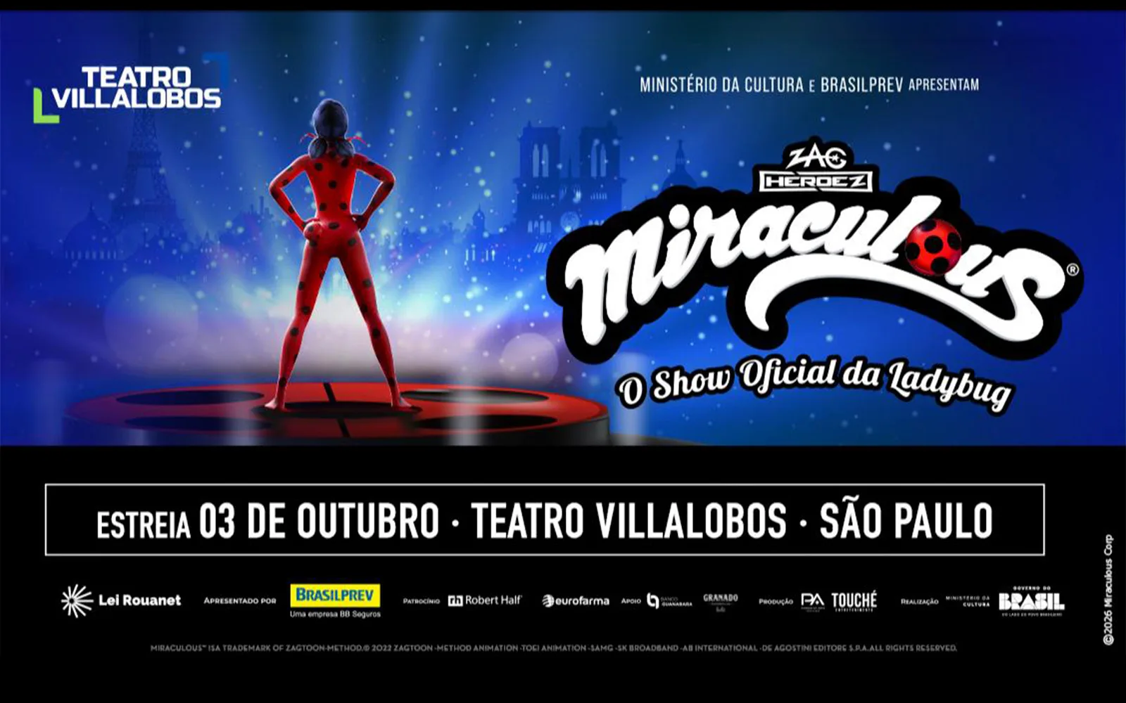 Cartaz de Miraculous Ladybug: O Show Musical