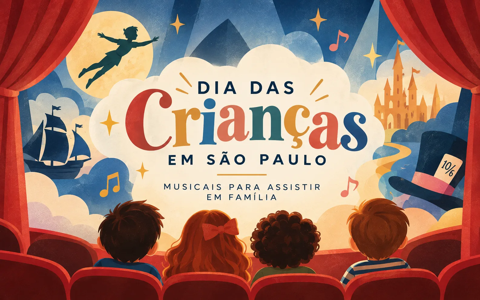 Imagem de capa da notícia Dia das Crianças em São Paulo: musicais infantis para assistir em família