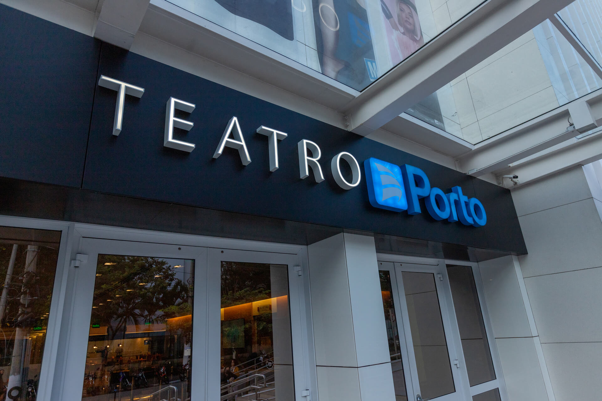 Fachada ou interior de Teatro Porto