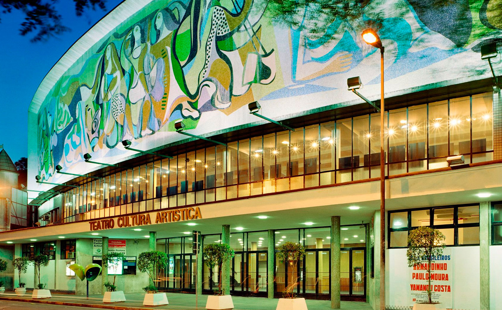 Fachada ou interior de Teatro Cultura Artística