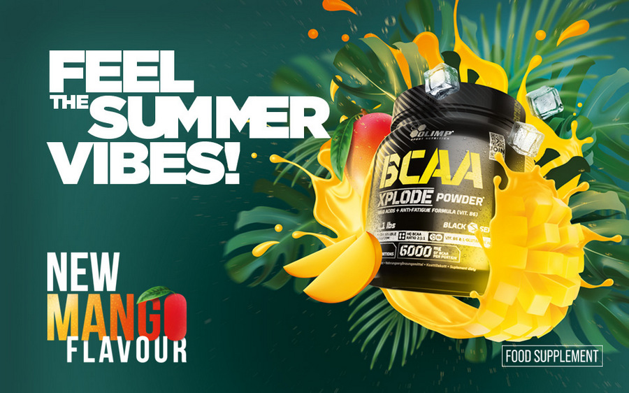 BCAA XPLODE POWDER® ЗІ СМАКОМ МАНГО!