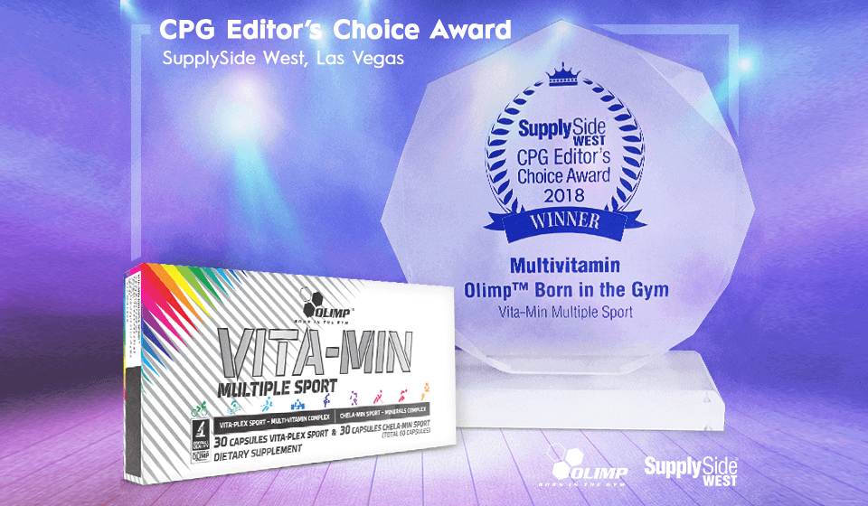 VITA-MIN MULTIPLE SPORT BRINGS HOME A PRESTIGIOUS AWARD!